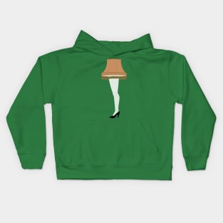 Leg Lamp Gold Kids Hoodie